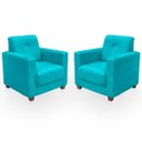 Ver imagem 4 de Sofá + 2 Poltrona para Sala de Estar Moderno Confortável Veneza Suede