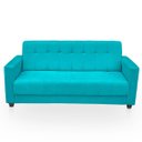 Ver imagem 5 de Sofá + 2 Poltrona para Sala de Estar Moderno Confortável Veneza Suede