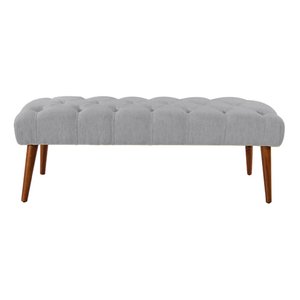 Recamier Rubi 170cm Suede Cinza - Dominic Decor