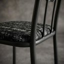 Ver imagem 4 de Kit 6 Cadeiras Madri Corino Preto Lirio Tubo Preto Fosco