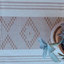 Ver imagem 7 de Caminho de Mesa Artesanal Algodão Cru Rústico Marrom 33x105