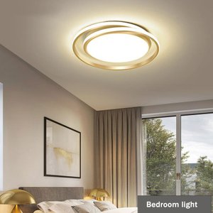 Plafon Kagu lustre moderno redondo de led, para sala de estar, quarto, cozinha, estudo, sala, teto p