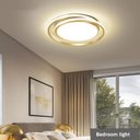 Ver imagem 1 de Plafon Kagu lustre moderno redondo de led, para sala de estar, quarto, cozinha, estudo, sala, teto p