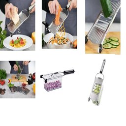 FATIADOR CORTADOR MULTIFUNCIONAL EM INOX RALADOR COM POTE 9 PEÇAS VEGETAIS ALHO CEBOLA QUEIJO - 3