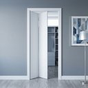 Ver imagem 1 de Porta Camarão Lisa Branca 100x210cm + Kit Ferragem Completo