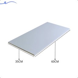 1 Prateleira Branca 60X35 Tampo Tabua Mdf  Organizadora Decoração Cozinha Quarto Banheiro Sala - 3