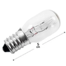 Lampada E14 15w 110v P/ Lustres Geladeiras Microondas Cor da Luz Branco-quente - 2