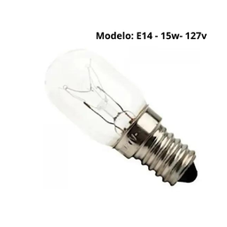 Lampada E14 15w 110v P/ Lustres Geladeiras Microondas Cor da Luz Branco-quente - 3