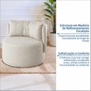 Ver imagem 6 de Kit 2 Poltronas Giratórias com Retorno Estofadas Design Orgânico Lizzy Espresso Móveis