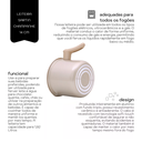 Ver mais imagens de Jogo de Panelas Alumínio Ceramico Antiaderente Mimo Style Sartin Cook Champanhe Conjunto 07 Peças