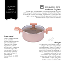 Ver imagem 6 de Jogo de Panelas Alumínio Ceramico Antiaderente Mimo Style Sartin Cook Champanhe Conjunto 07 Peças