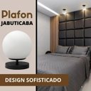 Ver imagem 4 de Luminária 13cm Globo Vidro Jabuticaba Arandela Parede Teto Gimpo Gm13:preto