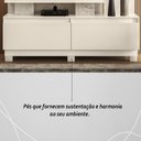 Ver imagem 6 de Estante Home Theater para Tvs até 75 Polegadas New Apolo - Calacata/off White