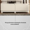 Estante Home Theater para Tvs até 75 Polegadas New Apolo - Calacata/off White - 6