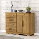 Ver imagem 1 de Cômoda Quarto 122cm com 2 Portas Sapateira Vitória V01 - D'Rossi Cor Nature