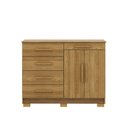 Ver imagem 4 de Cômoda Quarto 122cm com 2 Portas Sapateira Vitória V01 - D'Rossi Cor Nature