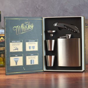 Kit para Whisky com 5 Peças - Green Whiskey Club