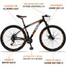 Bicicleta Aro 29 GT SPRINT Alumínio 21v Freio a Disco Preto Laranja Dropp 15 - 6