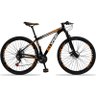 Bicicleta Aro 29 GT SPRINT Alumínio 21v Freio a Disco Preto Laranja Dropp 15 - 4