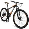 Bicicleta Aro 29 GT SPRINT Alumínio 21v Freio a Disco Preto Laranja Dropp 15 - 5
