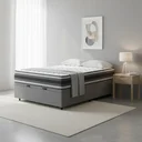 Ver imagem 1 de Cama Box Baú com Colchão de Espuma D45 Double Face Territory Hellen Casal 138cm