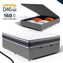 Ver imagem 5 de Cama Box Baú com Colchão de Espuma D45 Double Face Territory Hellen Casal 138cm