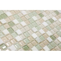 Pastilha de Vidro 30x30 com Pedras Naturais e Metais Cristal Fit - 1