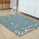 Ver imagem 2 de Tapete Brisa Infantil Rolo 130cm X 15m Labirinto Kapazi