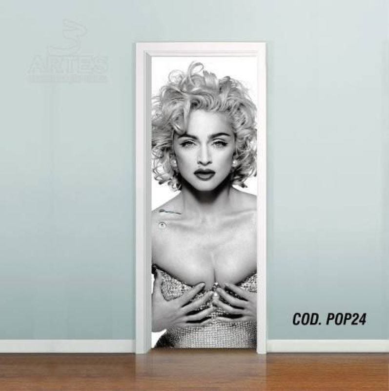 Adesivo De Porta Madonna #01 - OUTRA MEDIDA - 1