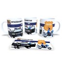 Ver imagem 1 de Caneca Branca de Porcelana Profissões Policia Militar