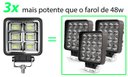 Ver imagem 7 de Farol Automotivo 48 Leds 144w Auxiliar Neblina Bivolt Maquina Trator Caminhão Carro Moto Picape