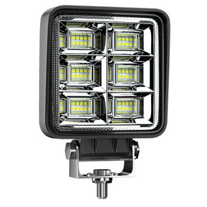 Farol Automotivo 48 Leds 144w Auxiliar Neblina Bivolt Maquina Trator Caminhão Carro Moto Picape