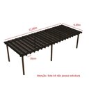 Ver imagem 5 de Kit Policarbonato Fume 4mm 12,00m X 4,00m - Perfis Naturais