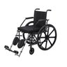 Cadeira de Rodas Prática 44cm 100kg com Elevação Prolife - 1