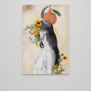 Ver mais imagens de Quadro Decorativo Mulher Fashion Flores e Frutas Sala Quarto Casa Escritório