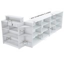 Ver imagem 5 de BALCÃO VITRINE EXPOSITOR EM L M444.B (LOJA, CAIXA, COMÉRCIO) MUNDI MOVEIS