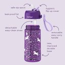 Ver imagem 3 de Bentgo Garrafa de Água Infantil 450 Ml - Unicórnio