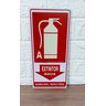 Placa de Sinalização Fotoluminescente Extintor Agua 15x30 - 3