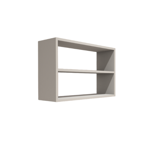 Nicho Decorativo Retangular com Prateleira 60x40x20 Mdf Plancasa:off White