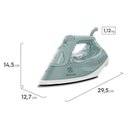 Ver imagem 2 de Ferro de Passar Roupas Electrolux Power Vapour Esi51 Verde - 127v
