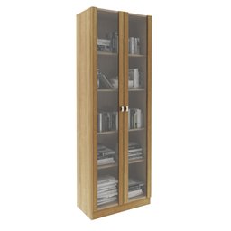 Armário para Escritório com 2 Portas de Vidro e 5 Prateleiras ME4115 - 6