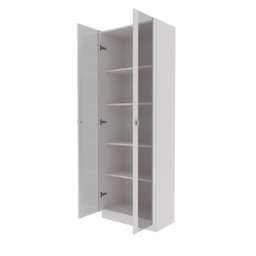 Armário para Escritório com 2 Portas de Vidro e 5 Prateleiras ME4115 - 8