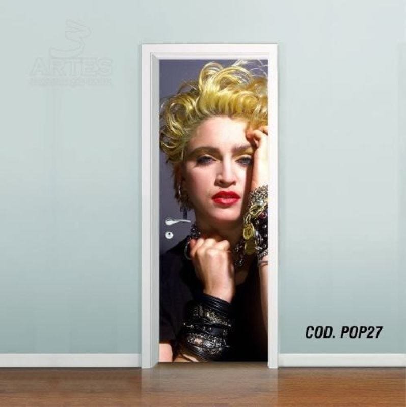 Adesivo De Porta Madonna #04 - 1,00x2,10m - 1