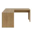 Ver imagem 6 de Escrivaninha Mesa Escritório Angular em L ME4116 157,3cm Amêndoa Marrom