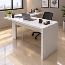 Ver imagem 4 de Escrivaninha Mesa Escritório Angular em L ME4116 157,3cm Branco