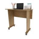 Ver imagem 4 de Escrivaninha Mesa Escritório Dobrável 80cm com Rodízio ME4117