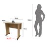 Escrivaninha Dobrável 80cm com Rodízio ME4117 - 5