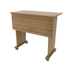 Escrivaninha Mesa Escritório Dobrável com Rodízio ME4117 80cm Amendoa - 3