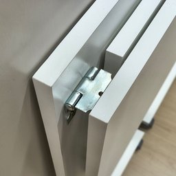 Escrivaninha Mesa Escritório Dobrável com Rodízio ME4117 80cm Branca - 15
