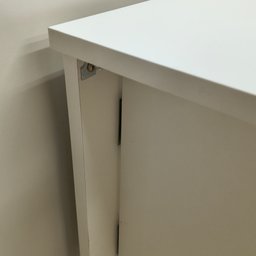 Escrivaninha Mesa Escritório Dobrável com Rodízio ME4117 80cm Branca - 14
